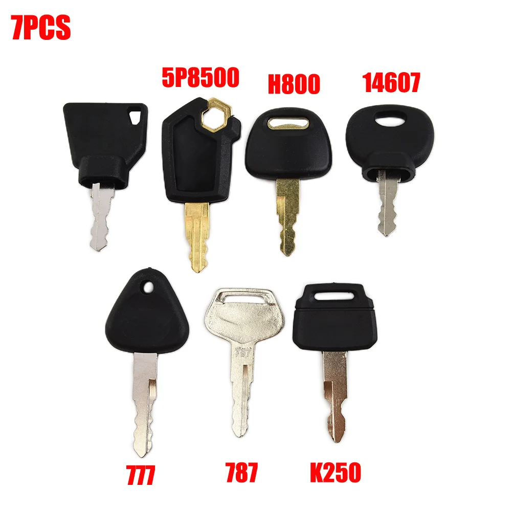 Heavy Equipment Keys Master Set - 7 stücke Zündschlüssel Anlage Anwendung Ersatz