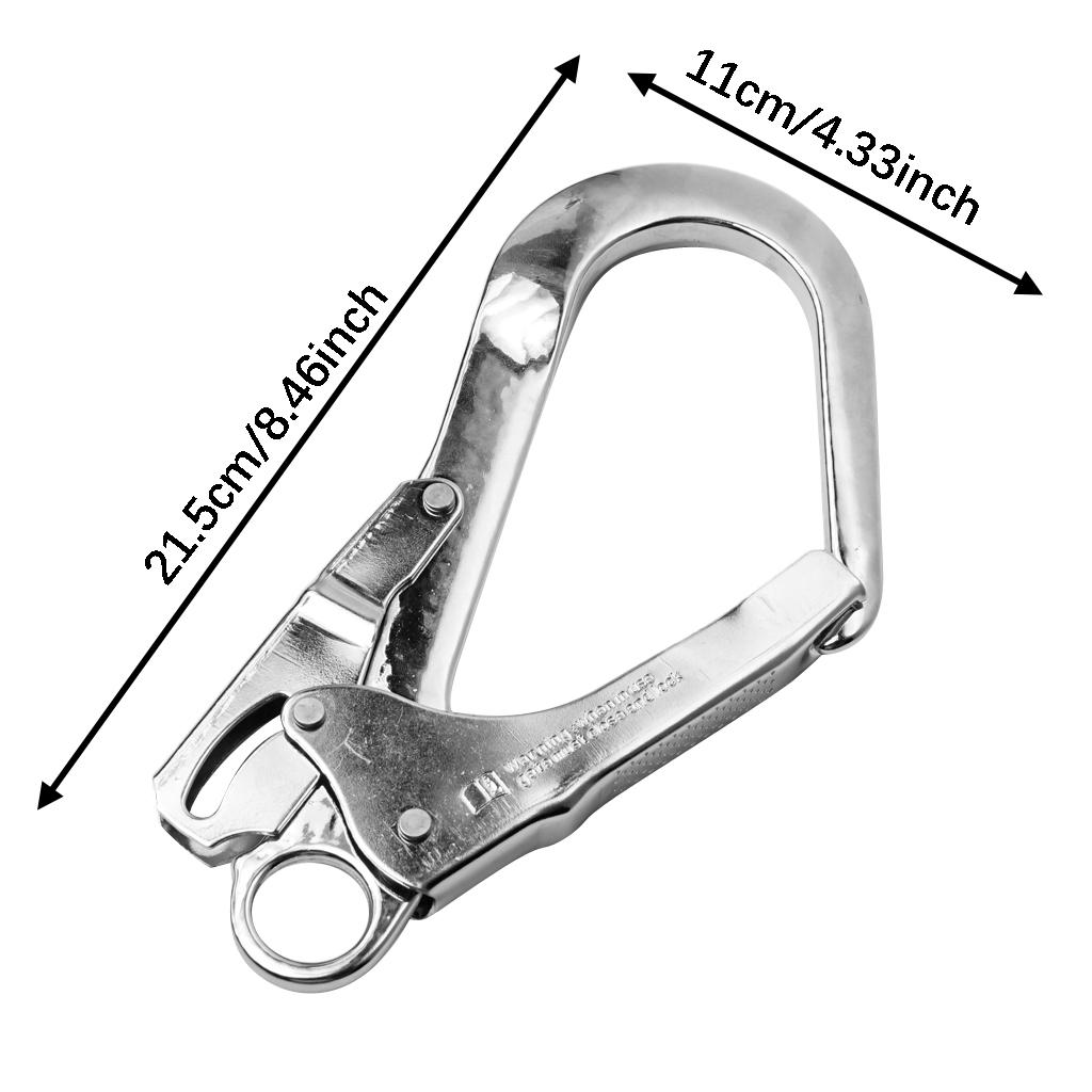 Heavy Equipment Working - Kletterausrüstung Sicherheits-Karabinerhaken Hochbelastbarer Legierungsstahl-Karabiner für Bergsteigen