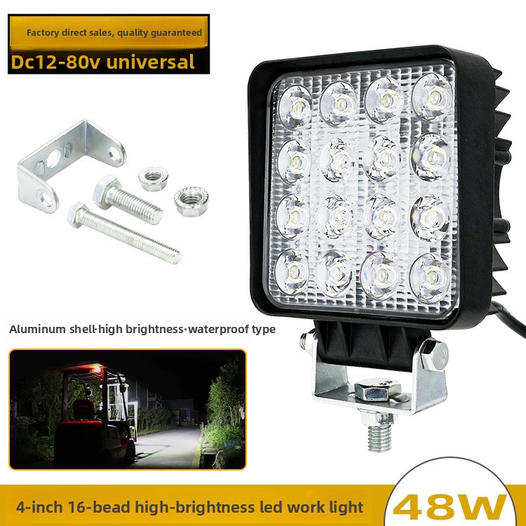 48W 16LED 4 Zoll 12V 24V LED-A – Heavy Equipment Working Bewertung und Preis