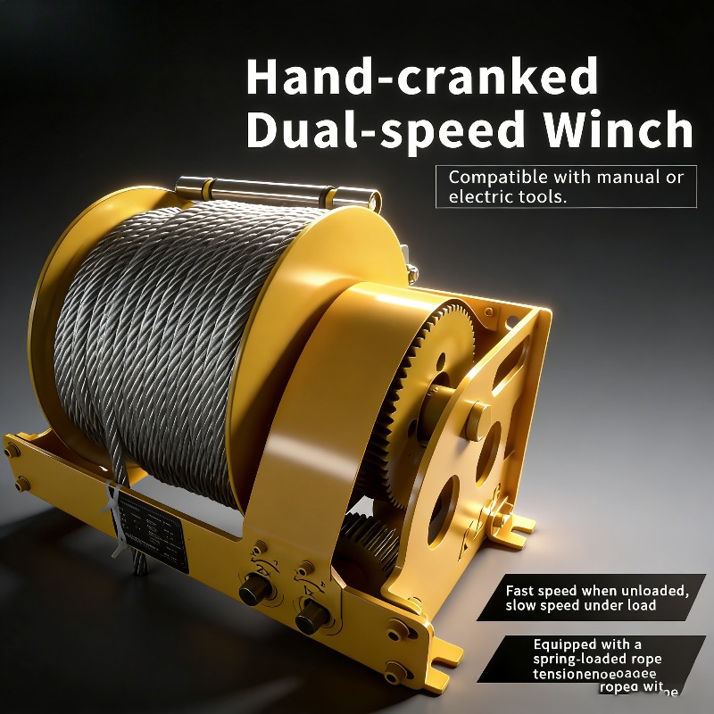 Handkurbel-Seilwinde mit zwei  – Heavy Equipment Repair Manuals Bewertung und Preis