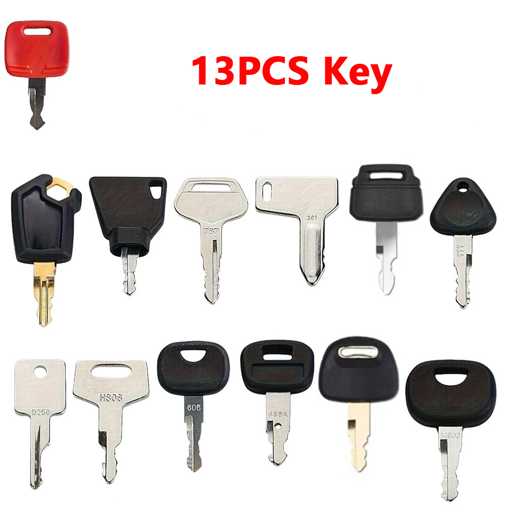 13-teiliges Baumaschinen-Zünds – Heavy Equipment Keys Master Set Bewertung und Preis