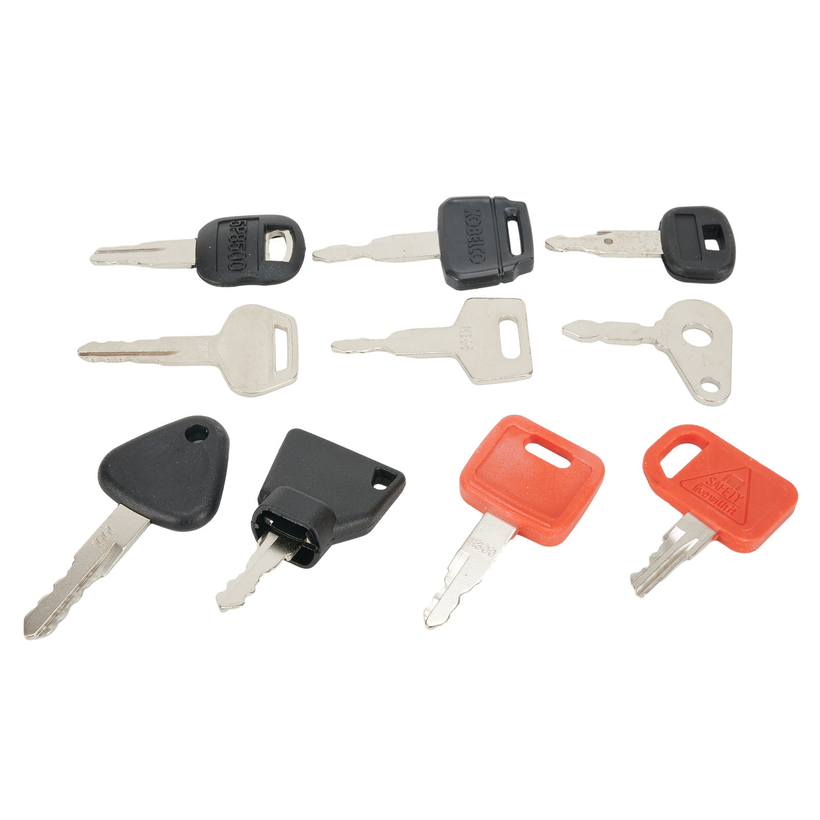 10 Schlüssels atz Haupt schlüs – Heavy Equipment Keys Master Set Bewertung und Preis