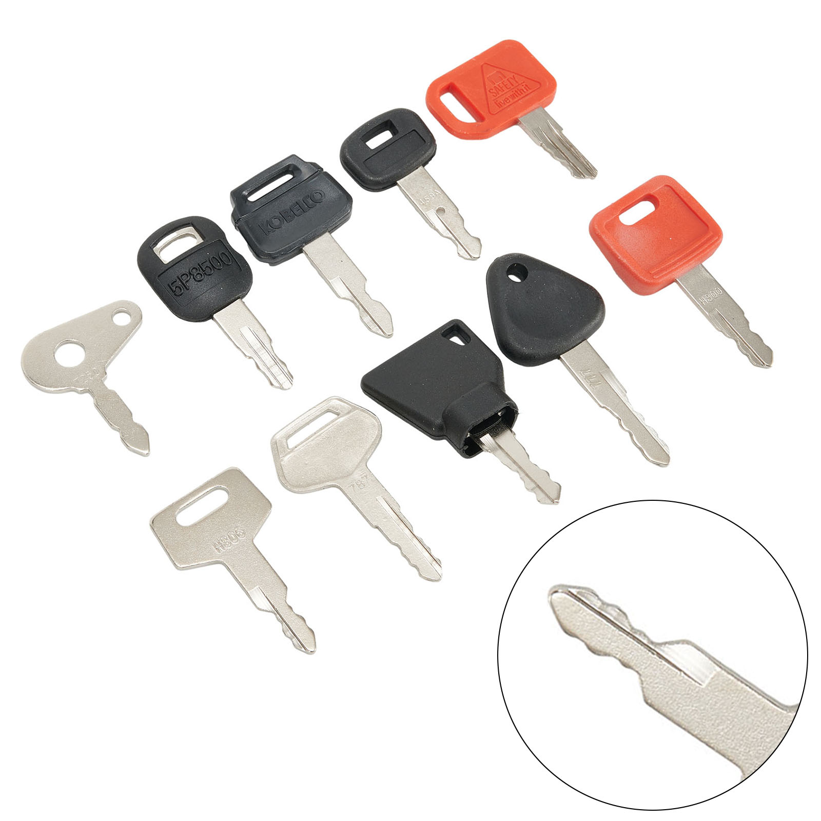 10 Schlüssels atz Haupt schlüs – Heavy Equipment Keys Master Set Bewertung und Preis