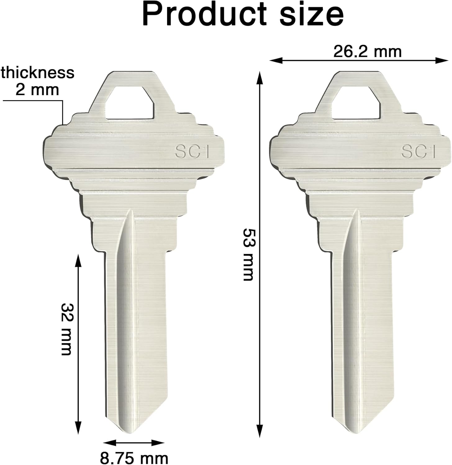 SC1 Rohschlüssel, Standardlegi – Heavy Equipment Keys Master Set Bewertung und Preis